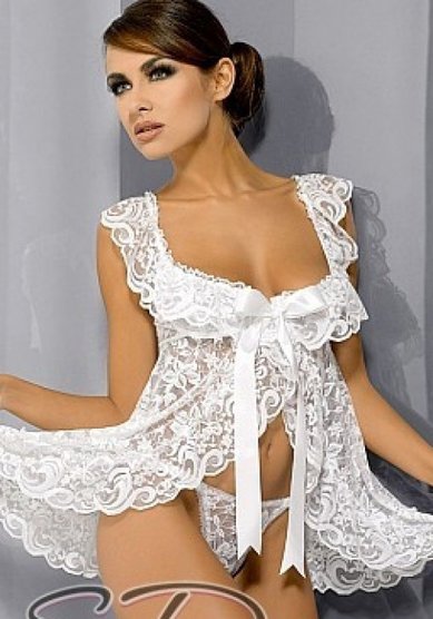 Свадебное белье 8122 Пеньюар-С27560 - Салон белья Салон Donna