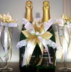 Украшение на шампанское С32660