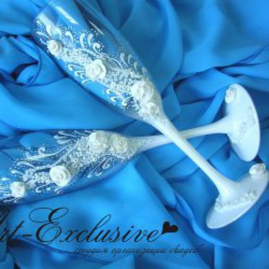 Бокалы A32691 - Свадебные аксессуары Art-Exclusive